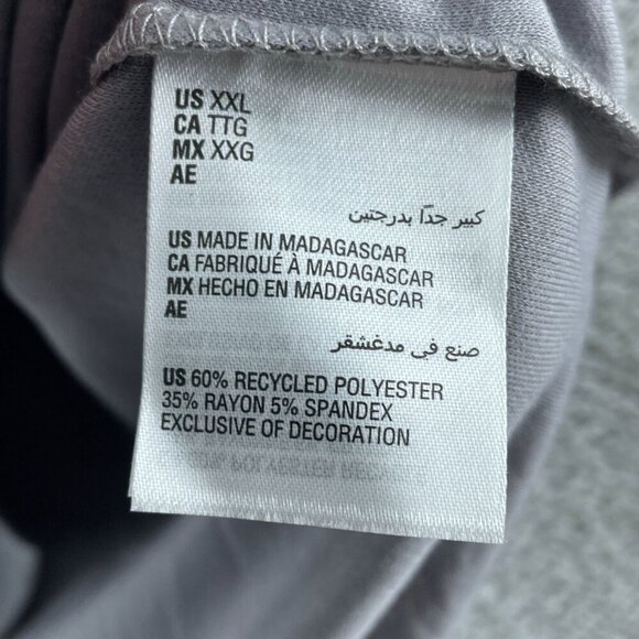 Mens Alfani Alfatech Polo Shirt Gray XXL Stretch Easy Care NWT 4117 - Picture 3 of 8